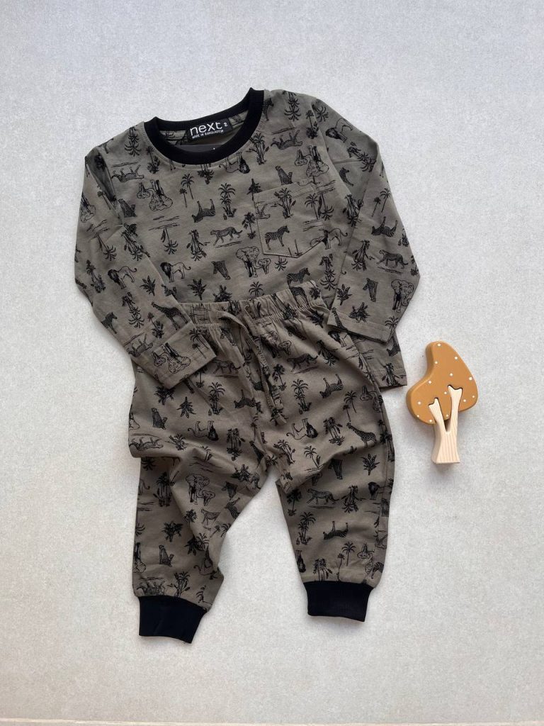 ست بلوز شلوار راحتی با طرح حیوانات کد 100