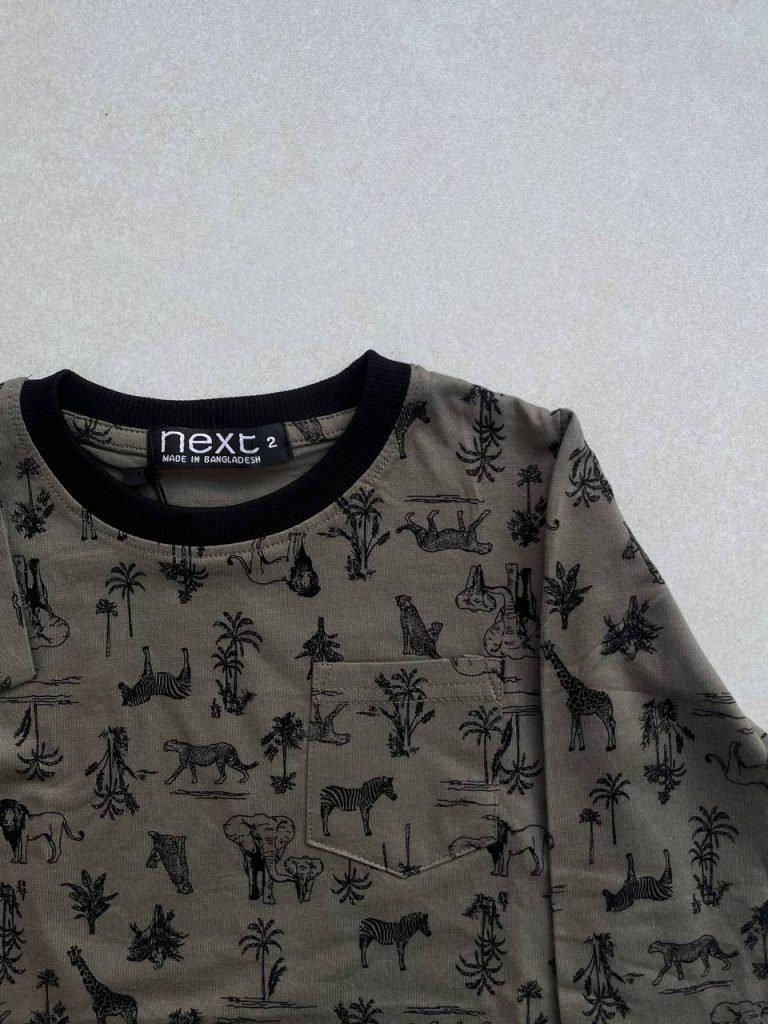 ست بلوز شلوار راحتی با طرح حیوانات کد 100