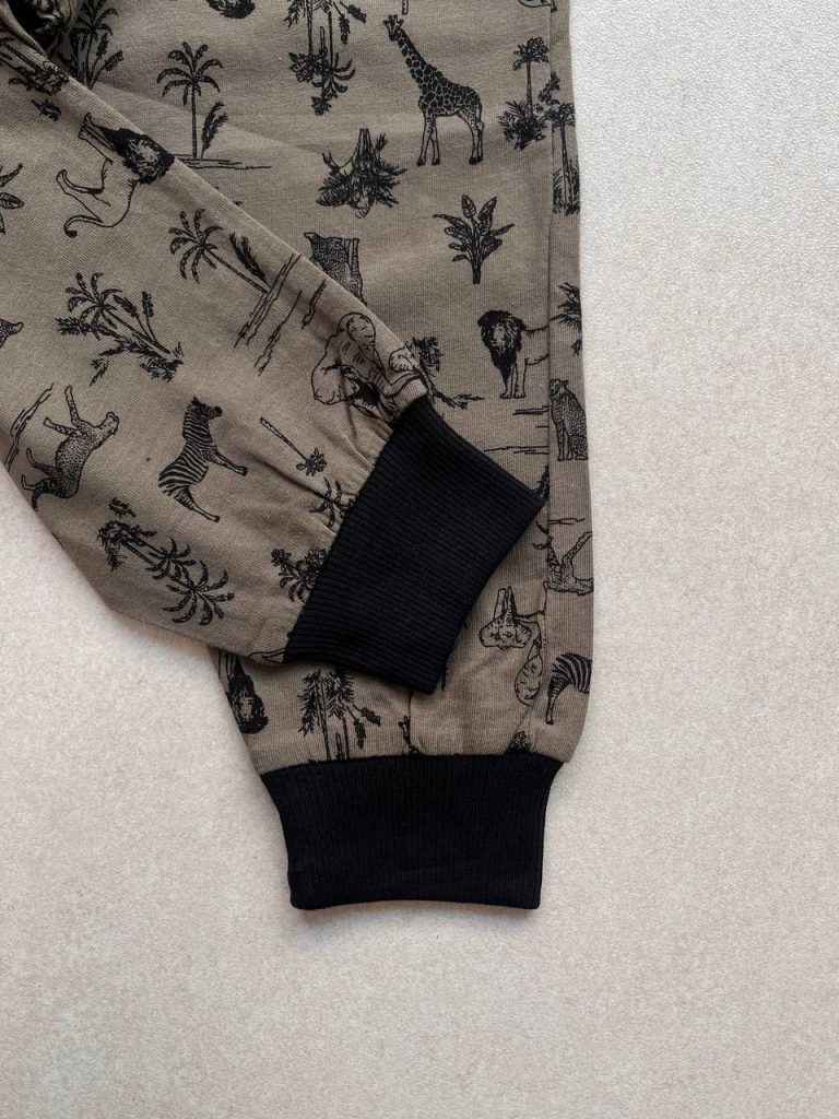 ست بلوز شلوار راحتی با طرح حیوانات کد 100