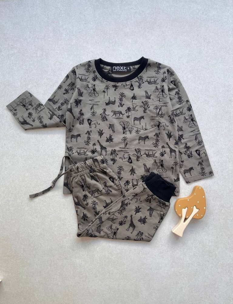 ست بلوز شلوار راحتی با طرح حیوانات کد 100