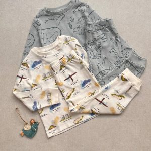 ست بلوز شلوار راحتی بیسکوییتی کد 101