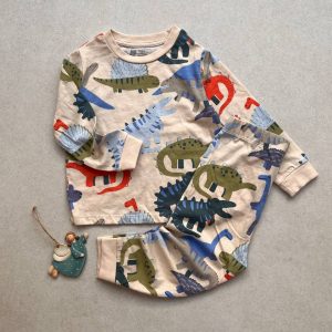 ست بلوز شلوار خانگی دایناسوری کد 103