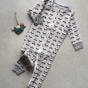 سرهمی دو زیپ بدون جوراب – چهار فصل با طرح سمور کد 106