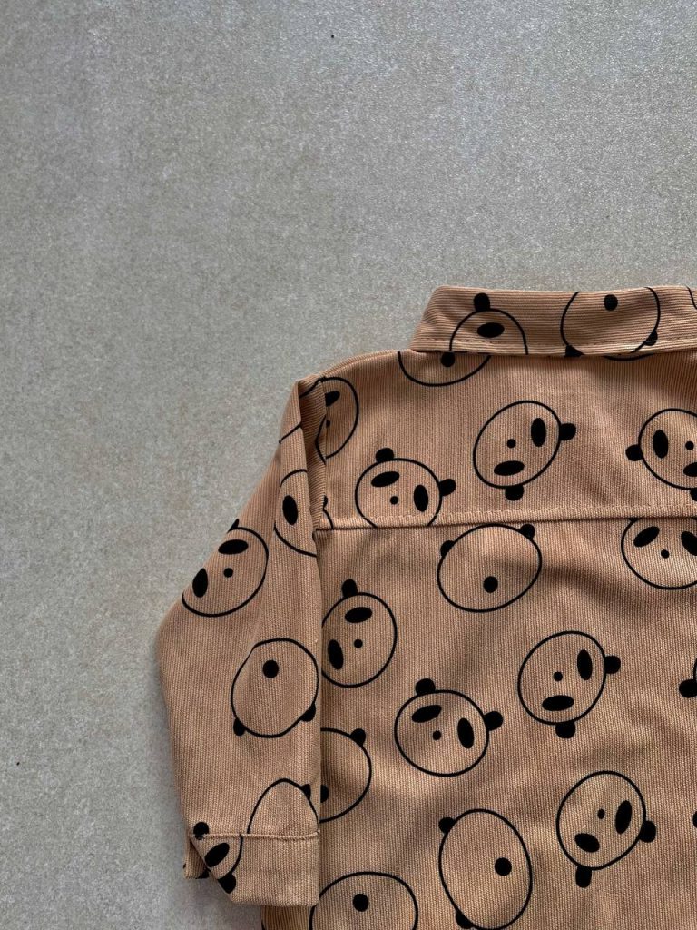 پیراهن تک کبریتی طرح پاندا کد 109