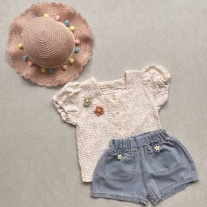 شومیز و شرتک جین دخترانه کد 113