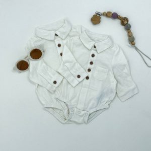 بادی سفید اسپرت نخ پنبه جیب‌دار چهار فصل کد 116