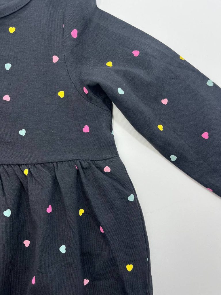 پیراهن آستین بلند دخترانه کد 120