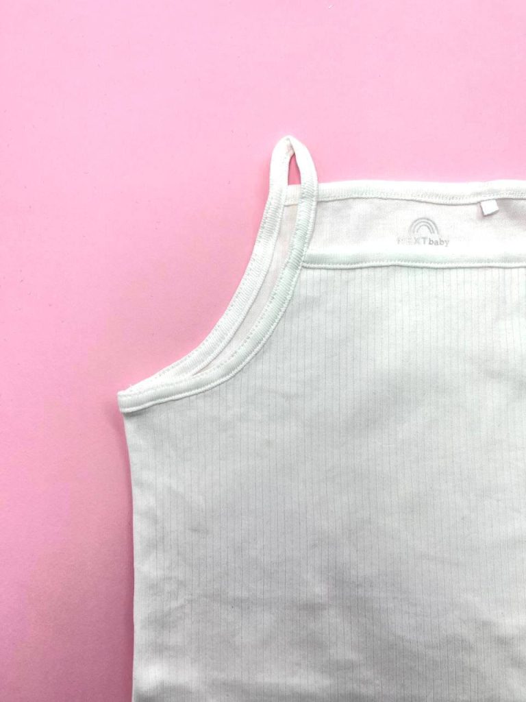 بادی دخترانه دو بند سفید کد 126