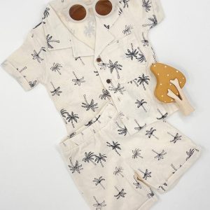 تیشرت شورتک هاوایی کد 130