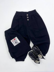 شلوار کتان پسرانه رنگ مشکی کد 149