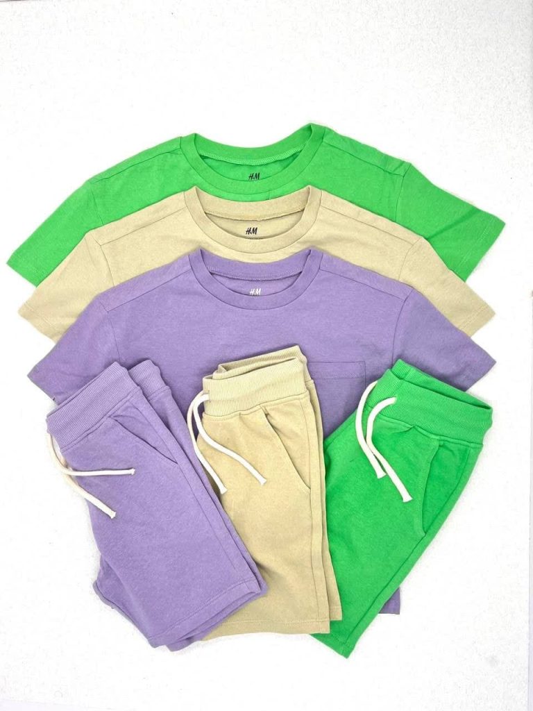 ✨ ست تیشرت و شرتک H&M کد 160