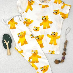 تیشرت و شلوار اسپرت H&M با طرح خرس کد 162