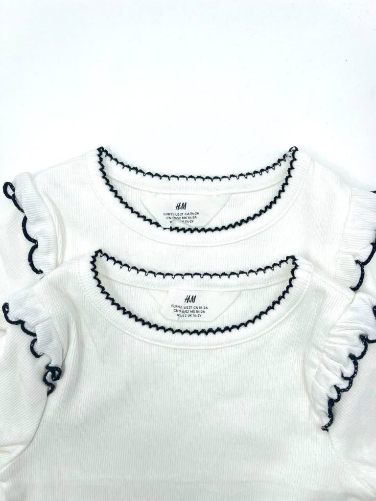 تیشرت ریلی مجلسی اچ اند ام دخترانه – کد ۱۷۱ ✨