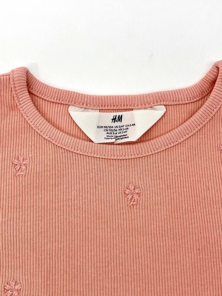 ✨ تیشرت ریلی اچ اند ام گل دوزی شده – کد ۱۷۲ ✨